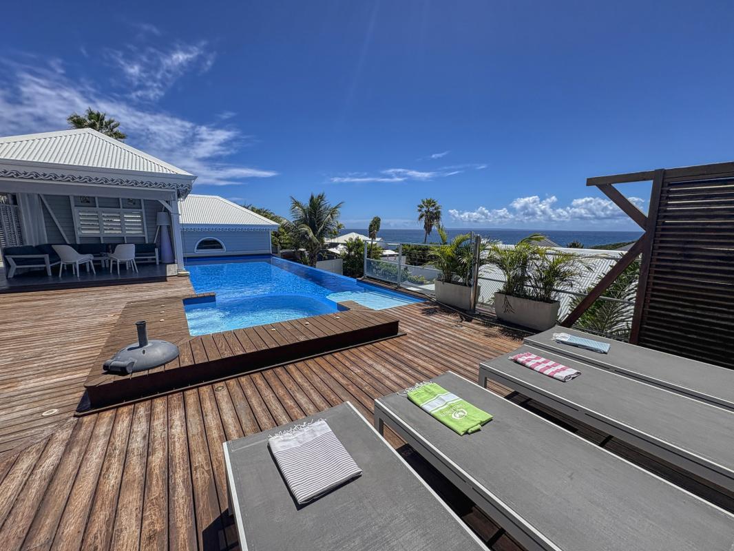 7.Location villa piscine Sainte Anne Guadeloupe_Vue mer